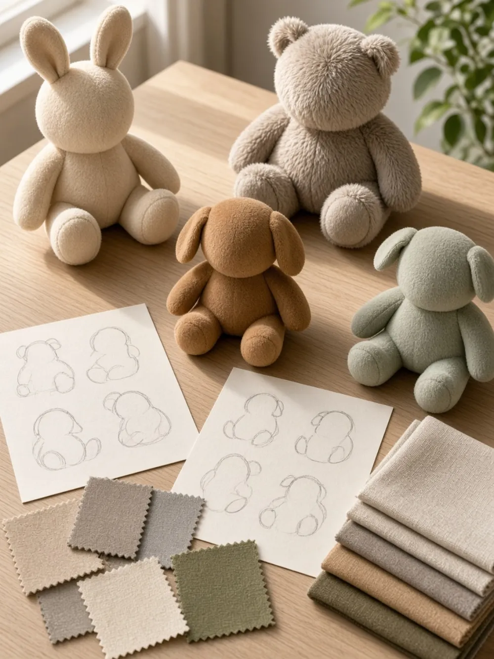 Knuffels ontwikkeld door Bellus Concepts